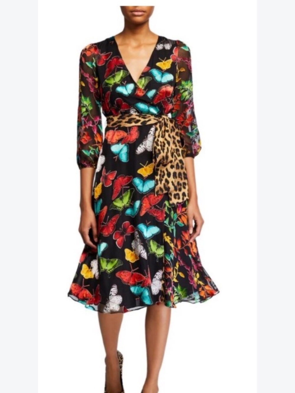 Alice + Olivia "Jesse" Midi Dress - Size 6 - NEW Without Tag. - Picture 4 of 16